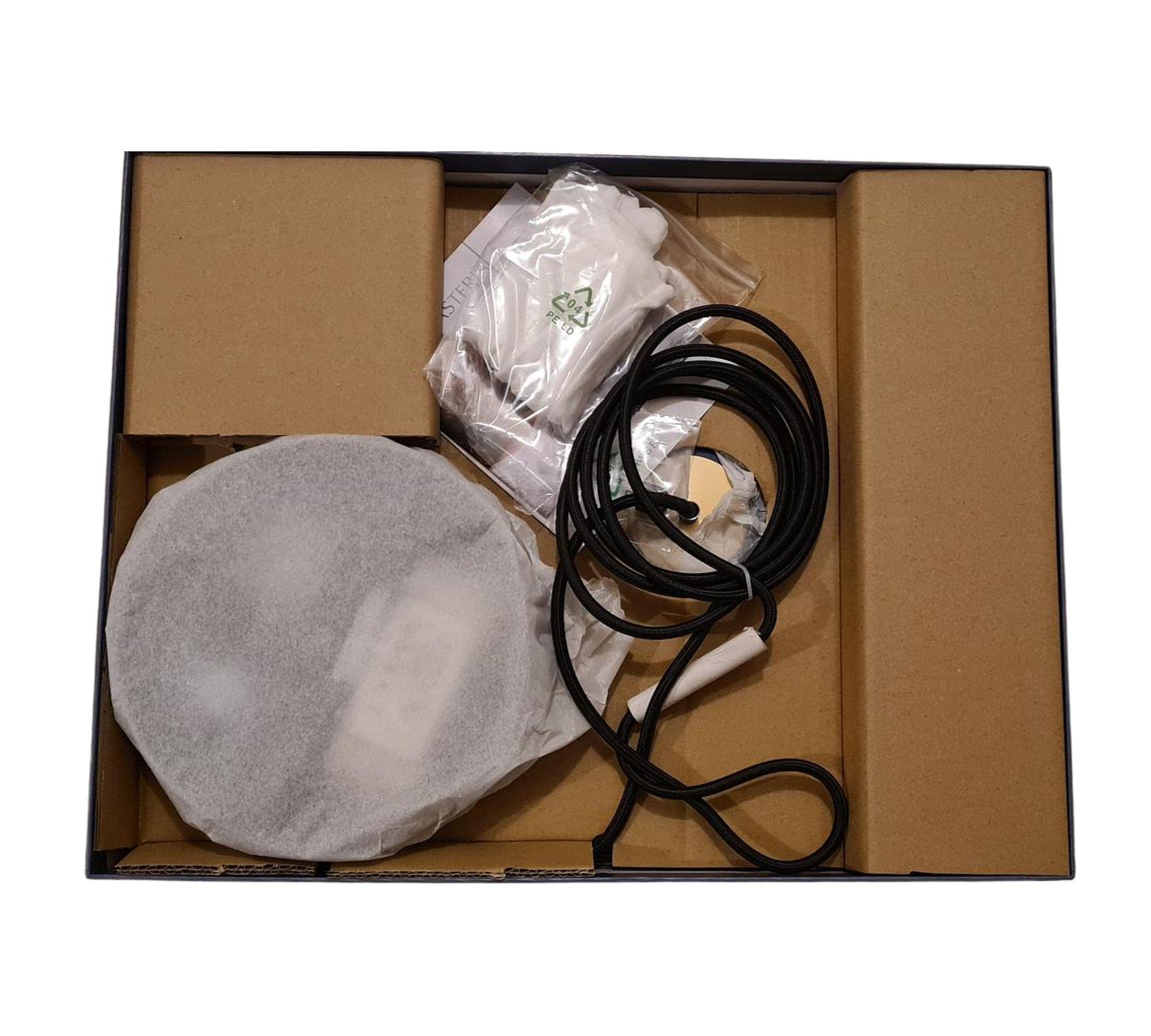 Asteria Pendant Lamp Mini Brass Petrol Blue 4