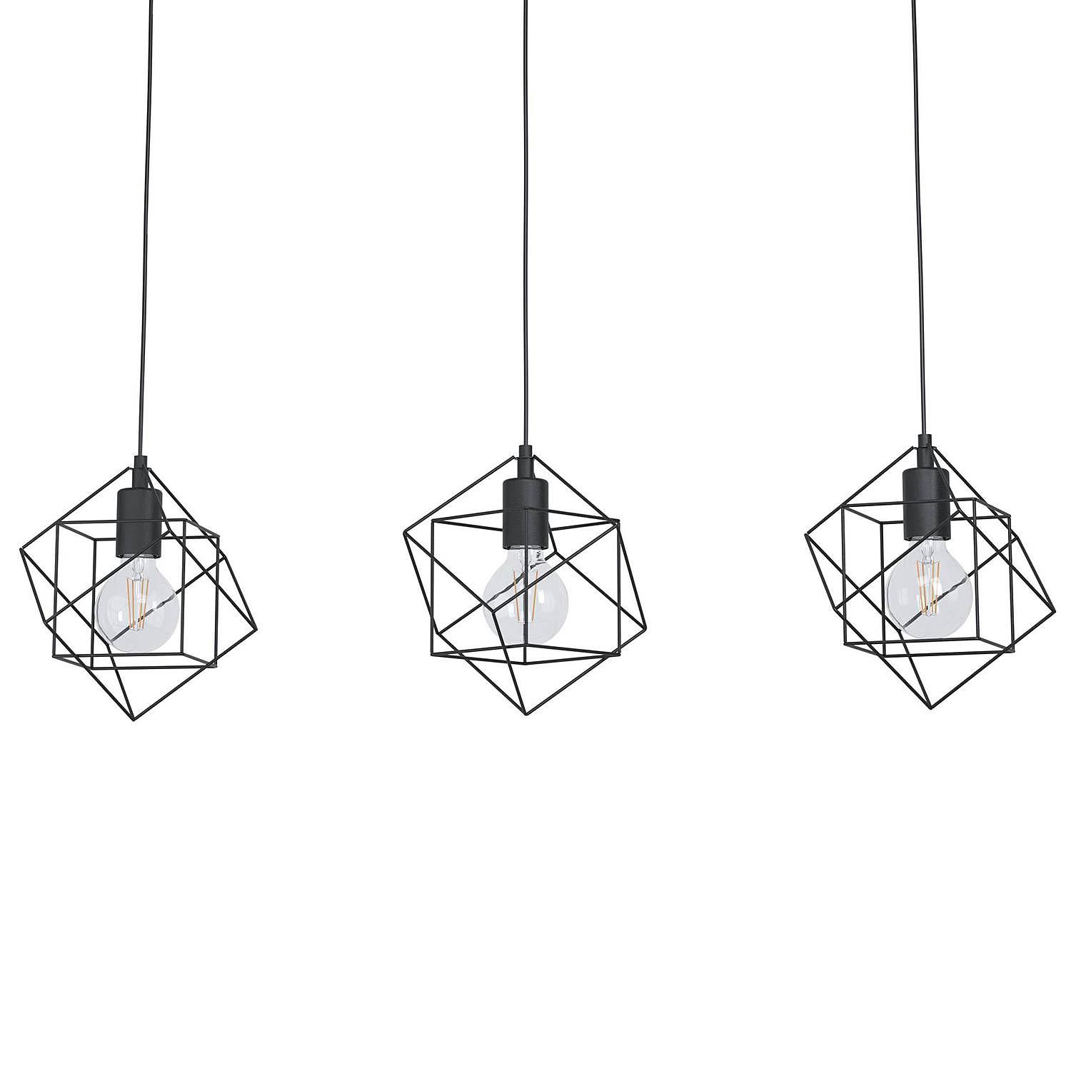 Pendant light Straiton III Steel Black 0