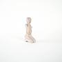 Stone figure Modernist Cream 1980s 4