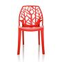 ARTIFO TRI Garden Chair Indoor and Outdoor Stackable Red 0