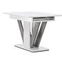 Disa  Dining table  MDF White/Grey 120/160×80 2