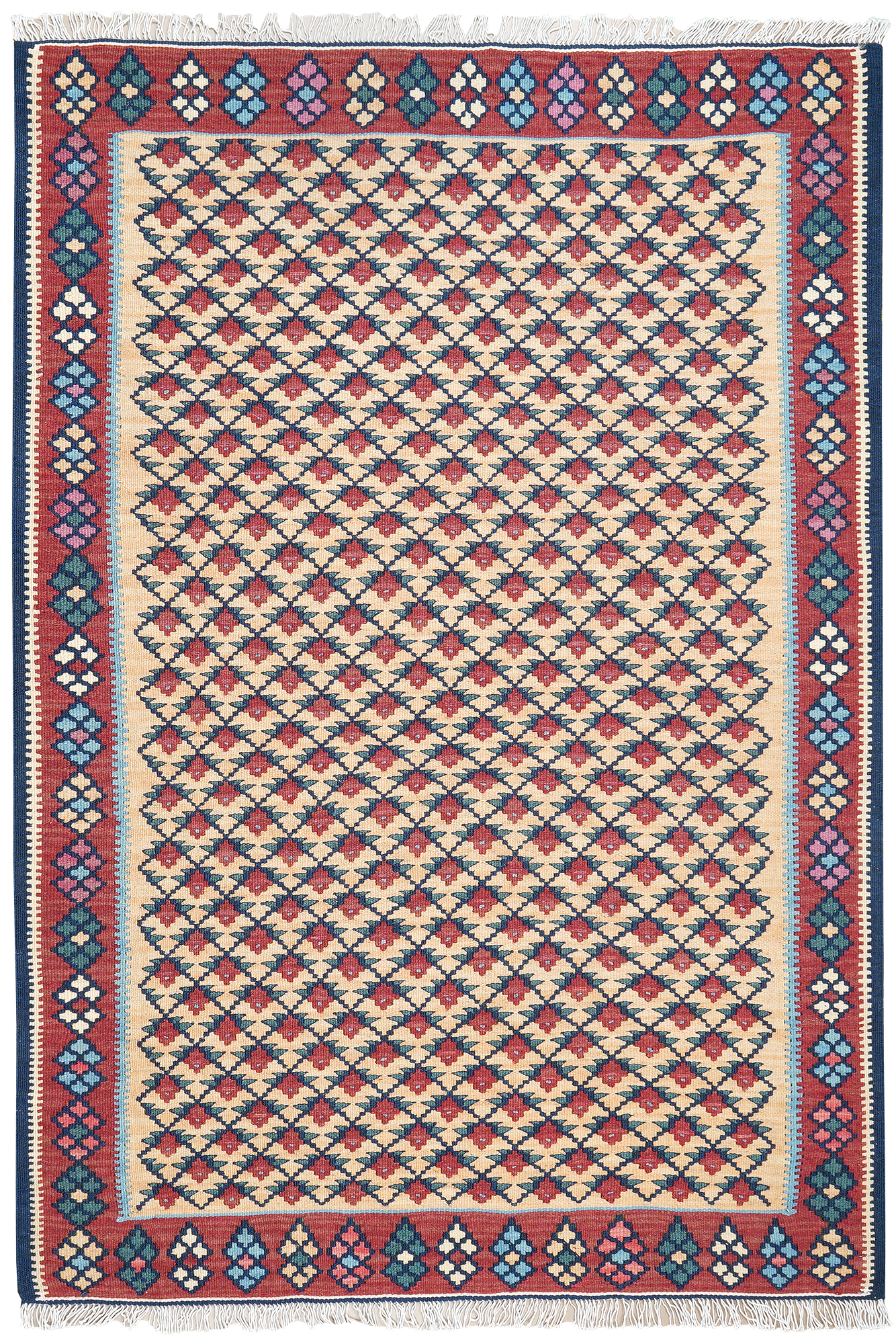 Tappeto Kilim Gashgai Lana Multicolore 0
