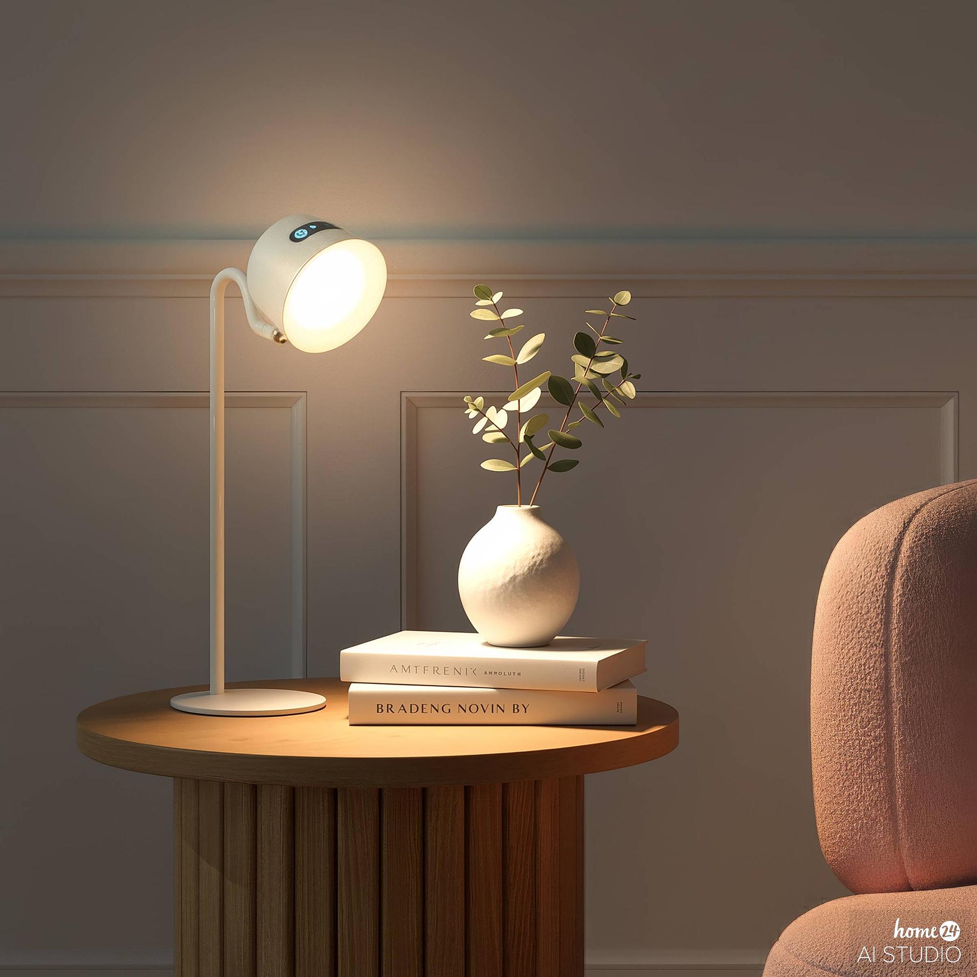LED Battery Table Lamp LIPUT White 4