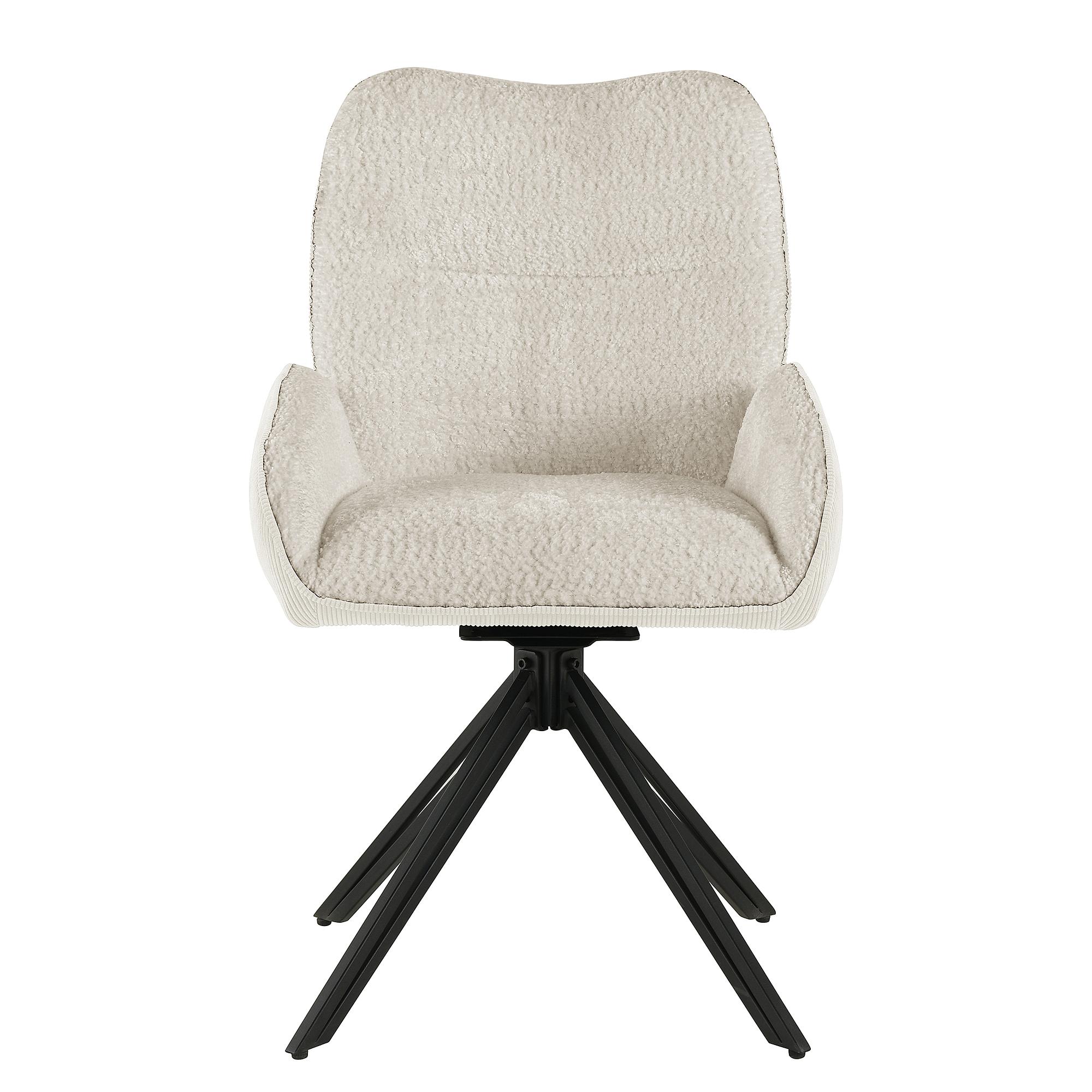 STANCELL Drehbarer Polsterstuhl 2er-Set Beige 4