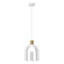 Pendant lamp Fine iron clear glass 0