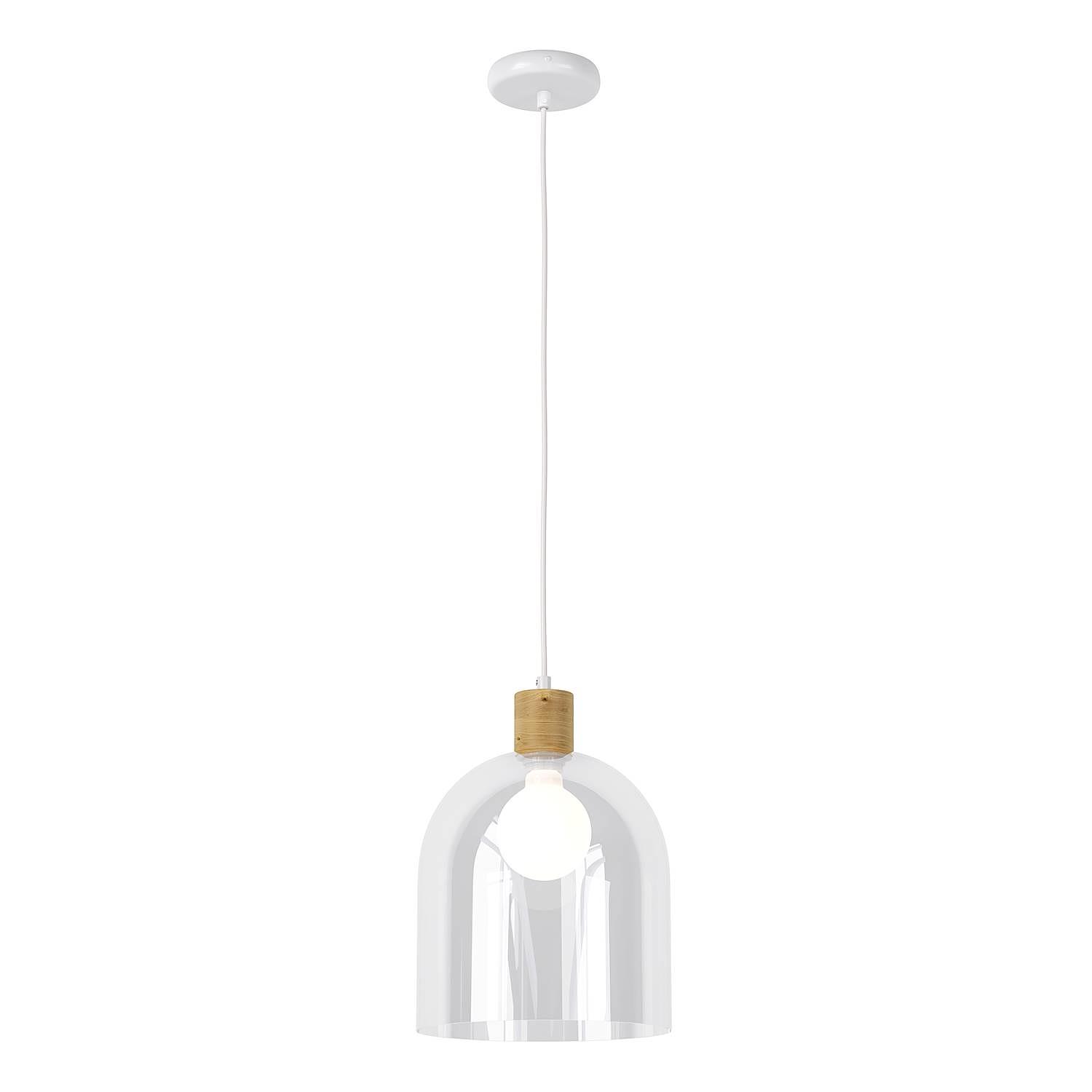 Pendant lamp Fine iron clear glass 0