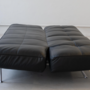 Vintage Pascal Mourgue Smala Sofa und Hocker Schwarz 6