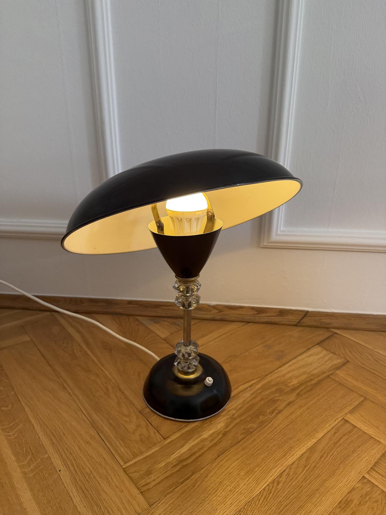 Table lamp Metal Black 1970s 0
