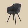 Minimalist armchair Gray 0