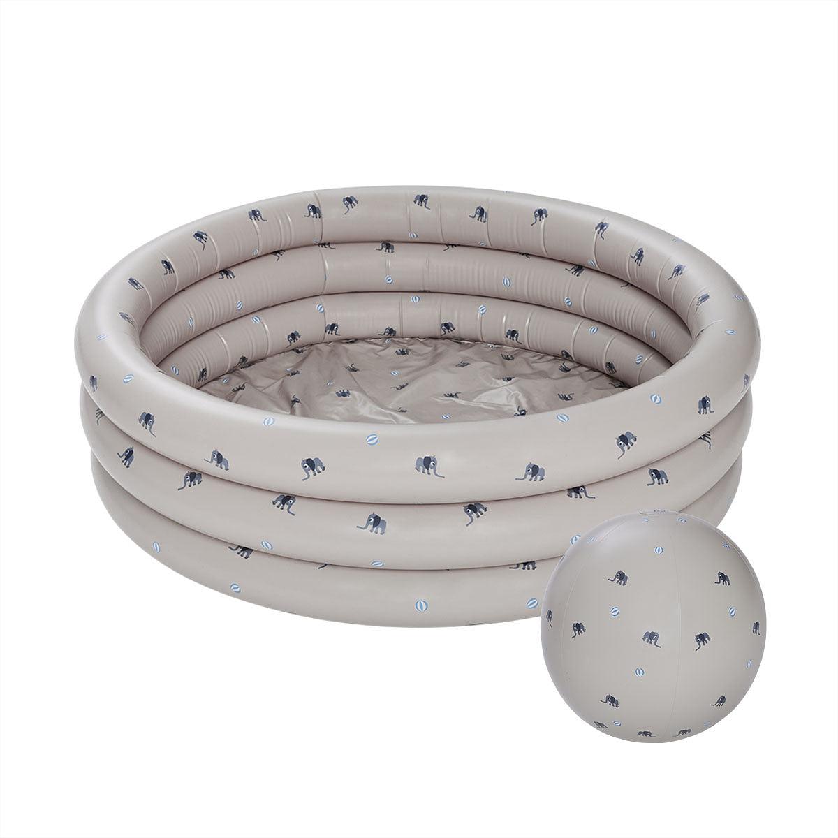 Elefant Schwimmbad Groß & Strandball 0