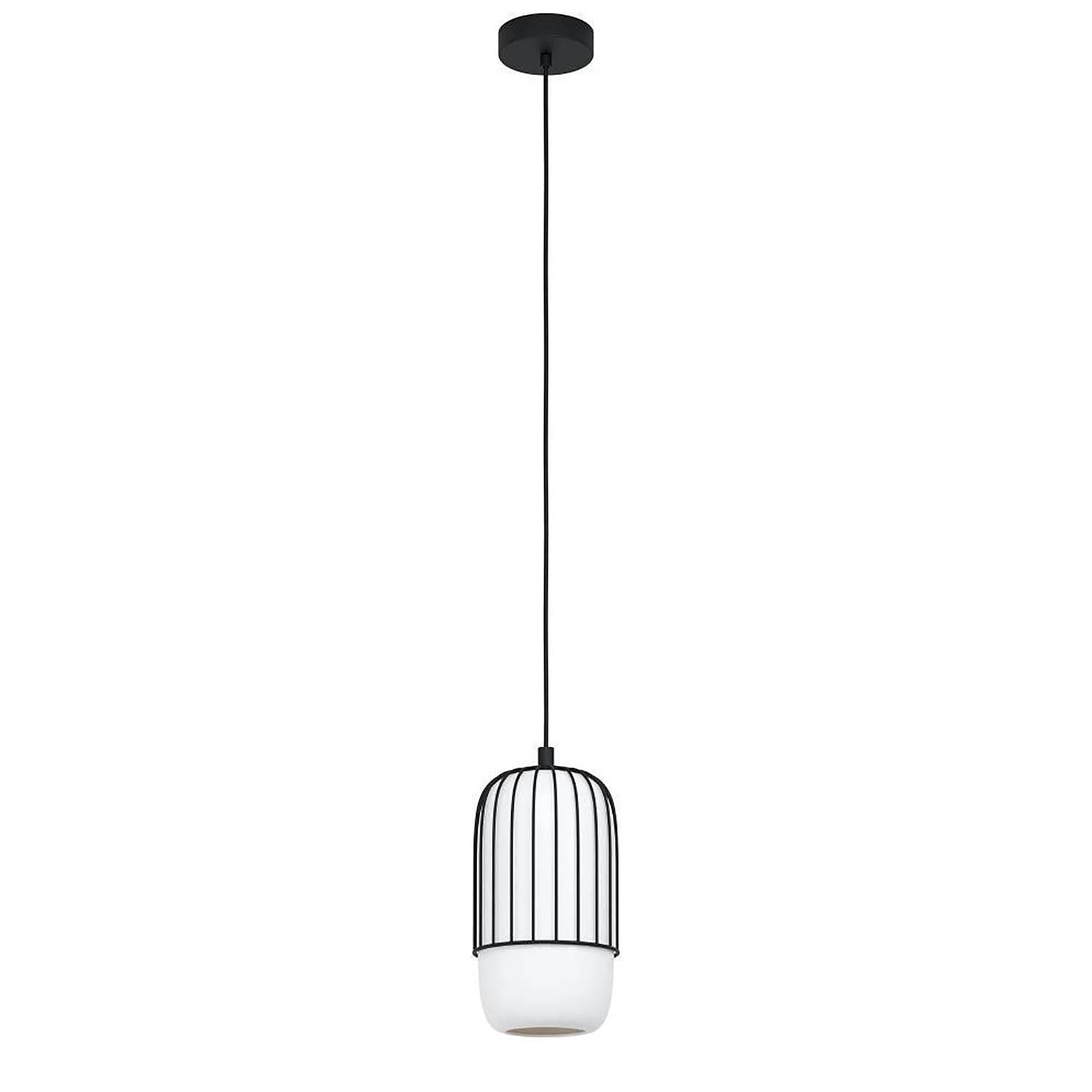 Muleges I Pendant light Opal glass Steel 1-light 2