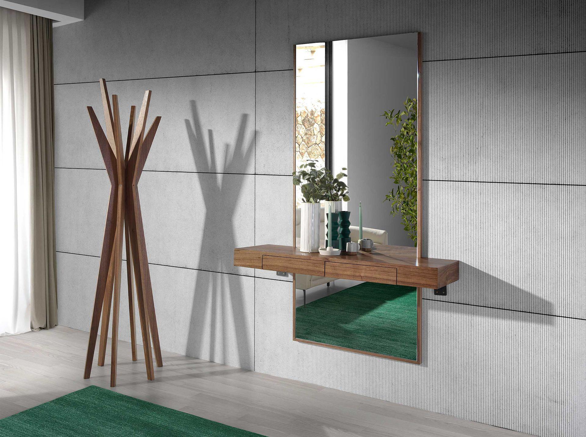 Garderobe Kiefernholz Braun 6