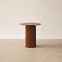 Clementin Side Table Wood Orange 1