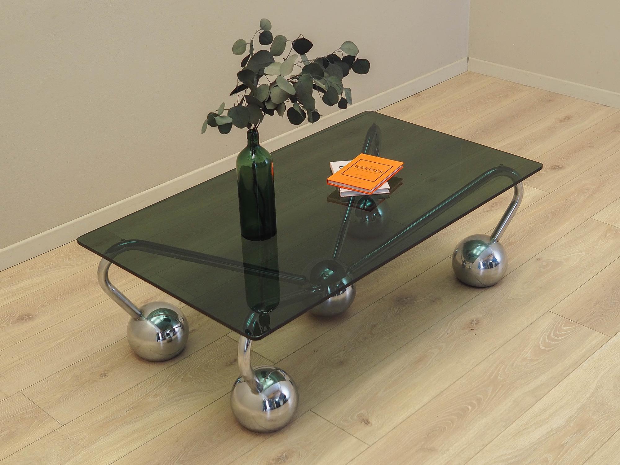 Coffee table Glass 1970s 7