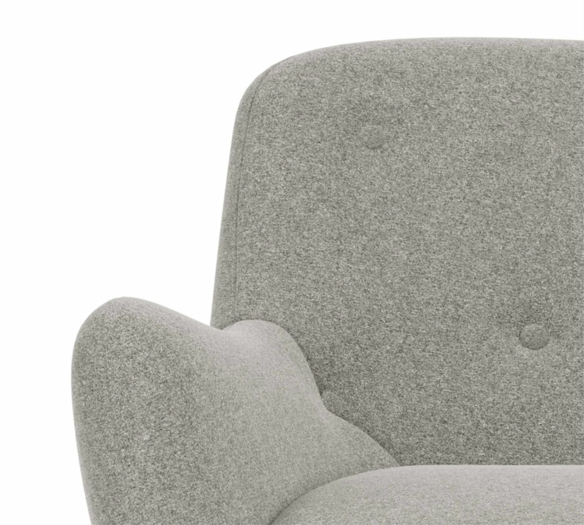 Herman Sofa 3-Sitzer Elliot Light Grey 2