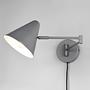 1-Light Cosima Wall Lamp Iron Dark Grey 0