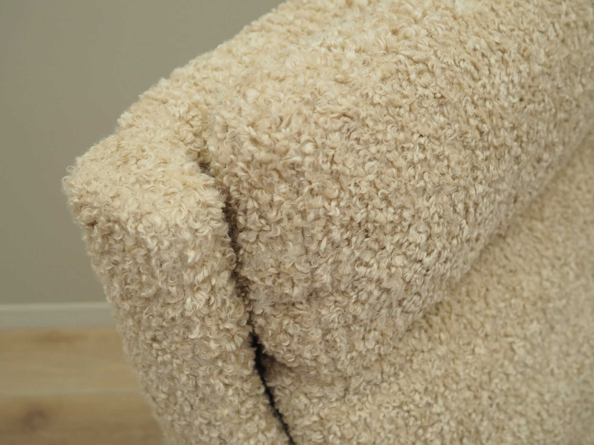Armchair Textile Beige 1960s 9