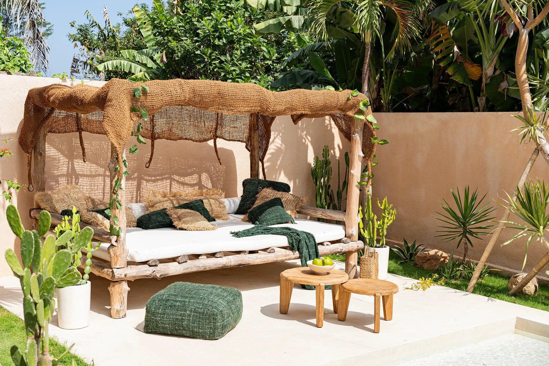 The Oh My Gee Seat Cushion Cotton Forest Green 2