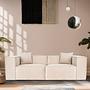 Lora 2-seater sofa cream 1