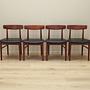 4x Vintage Dining Chair Teak Wood 1960s 1