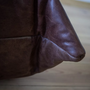 Togo Ecksofa Pull-Up-Leder Walnussbraun 3