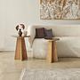 Luna 2 Side Table Set of 2 Sapphire Oak 9