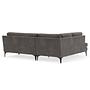 Astha Sofa Récamiere Links Danny Steel Grey 2