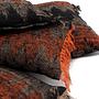 Oh My Gee Kissenbezug Schwarz Orange 30x50cm 2