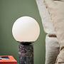 Lilly Tischleuchte Milchglas Marmor 1-flammig 1