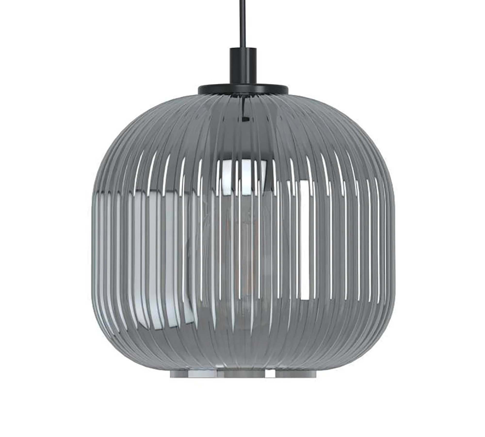 Pendant lamp 1-light glass steel 0