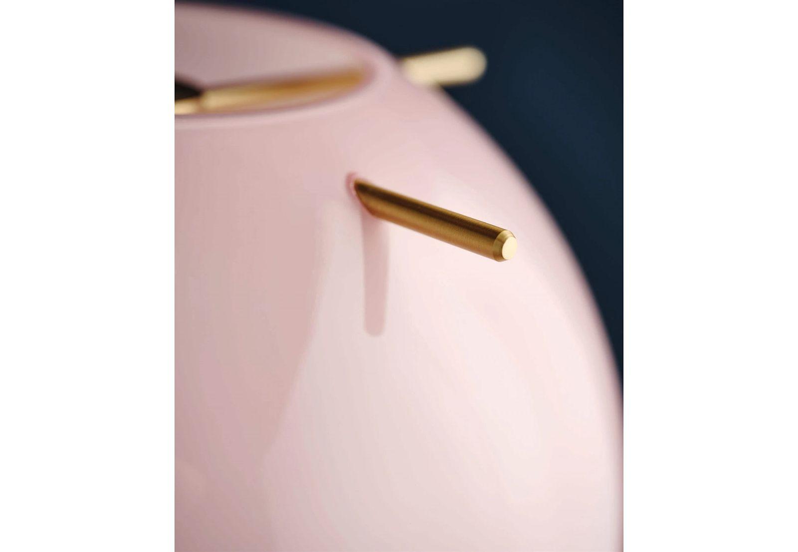 Pendant light Koi Ø19 Brass Opal Rose 5