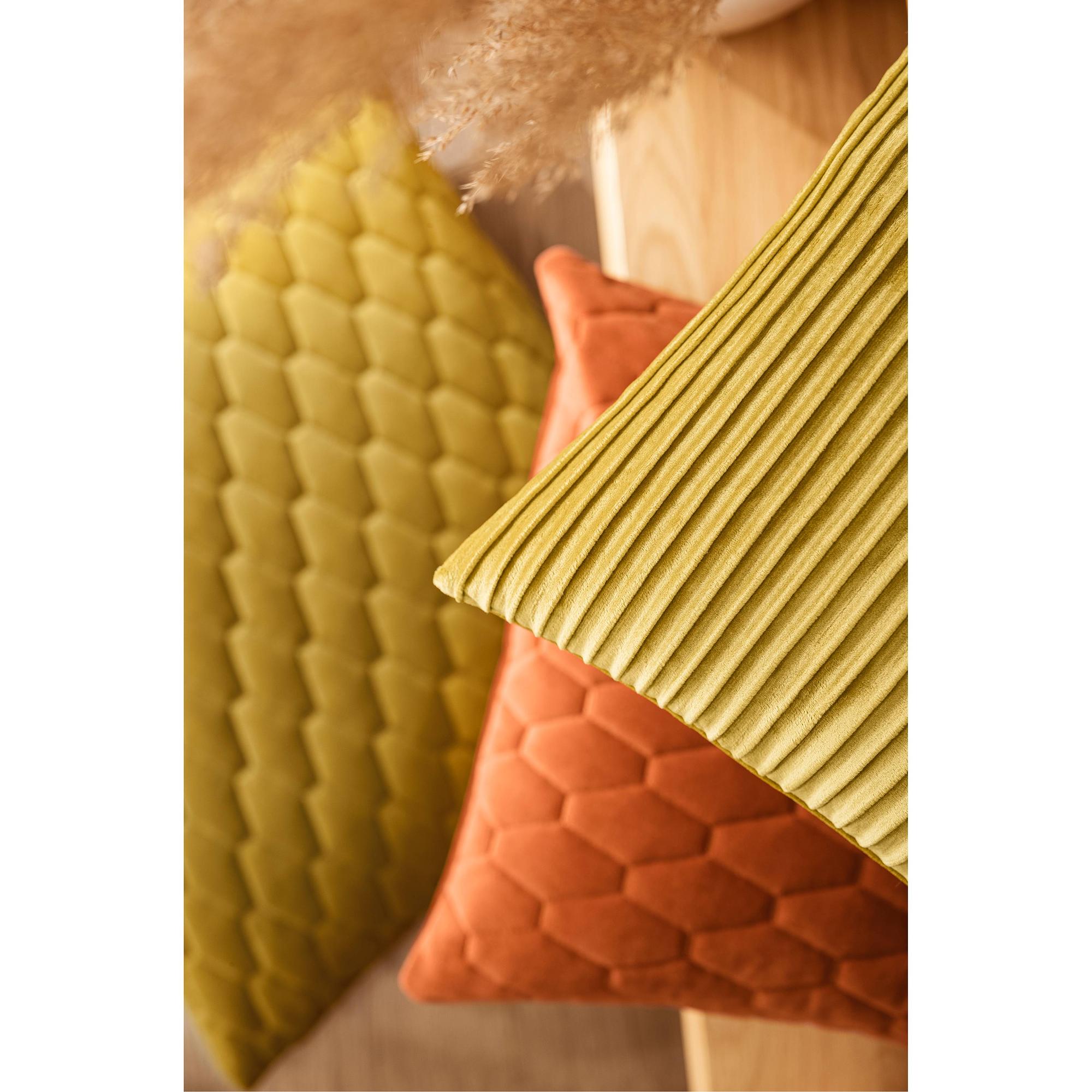 Selina Pillowcase Velvet Mustard Yellow 2