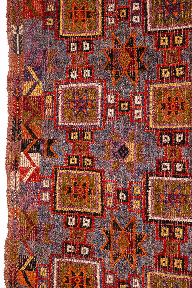 Vintage Anatolian Cicim Kilim Handgewebt 1960er Jahre 1