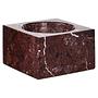 Salmo Square Red Marble Bowl
 4
