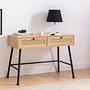 Nala 107 Desk Brown 1