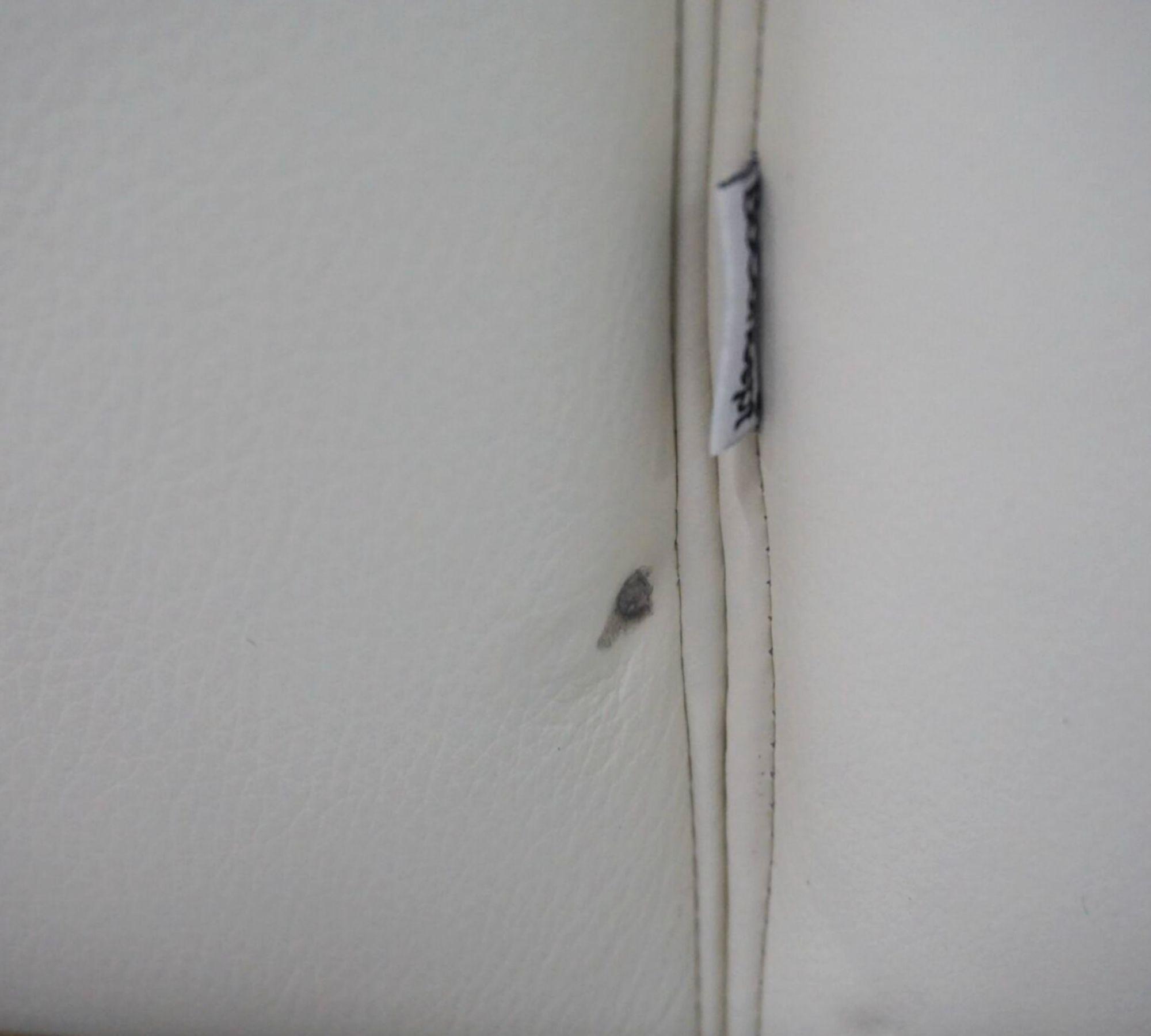 Bergamo divano in pelle Salto-Leder 096 bianco neve 4