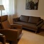 Liv Sofa 2-Sitzer Leder Chrom Braun 1