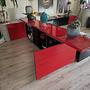 Sheraton Sideboard by Acerbis & Stoppino Red 5