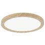 Atria Shine LED-Deckenleuchte Kunststoff Braun 19cm 1