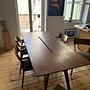 Esstisch Nussbaumholz Braun 8