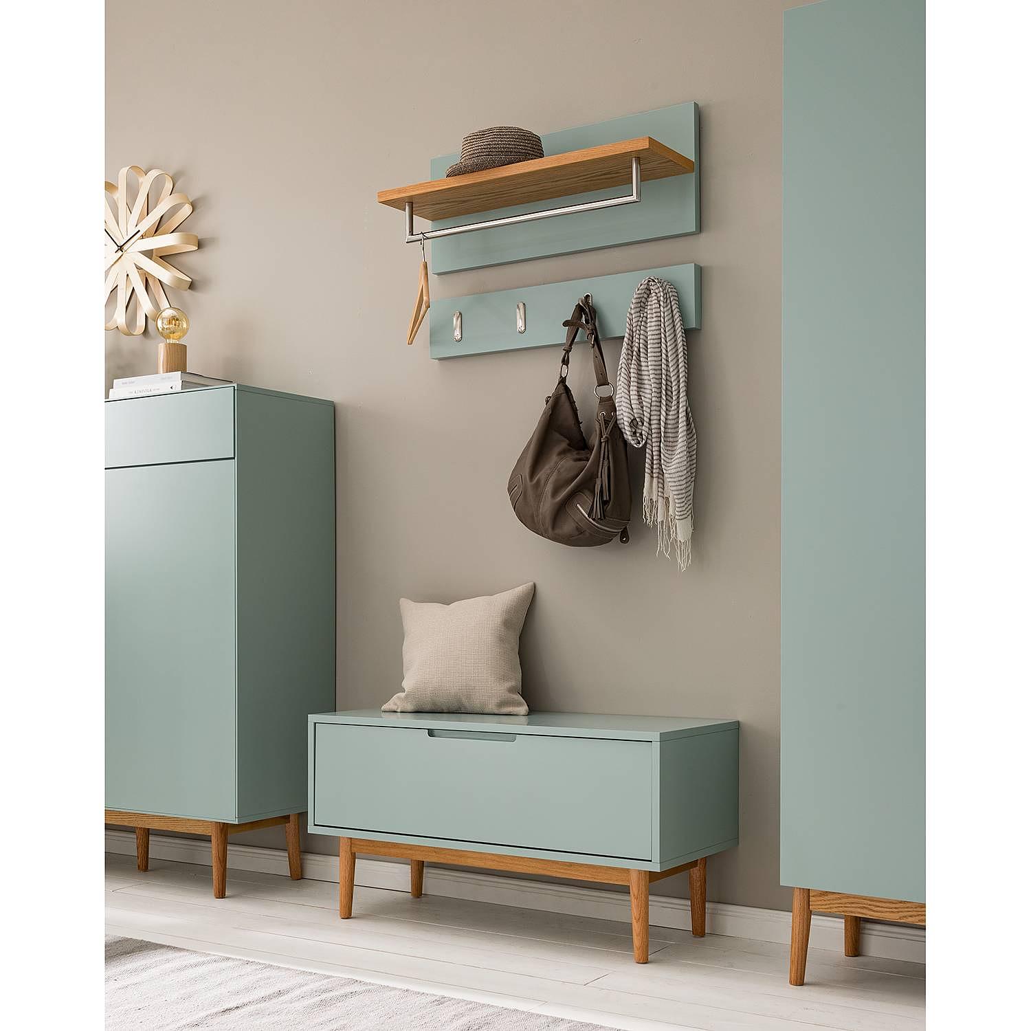 Wandgarderobe LINDHOLM Mintgrün 3