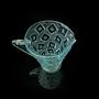 Vintage Art Deco Karaffe Pressglas 1930er Jahre 1