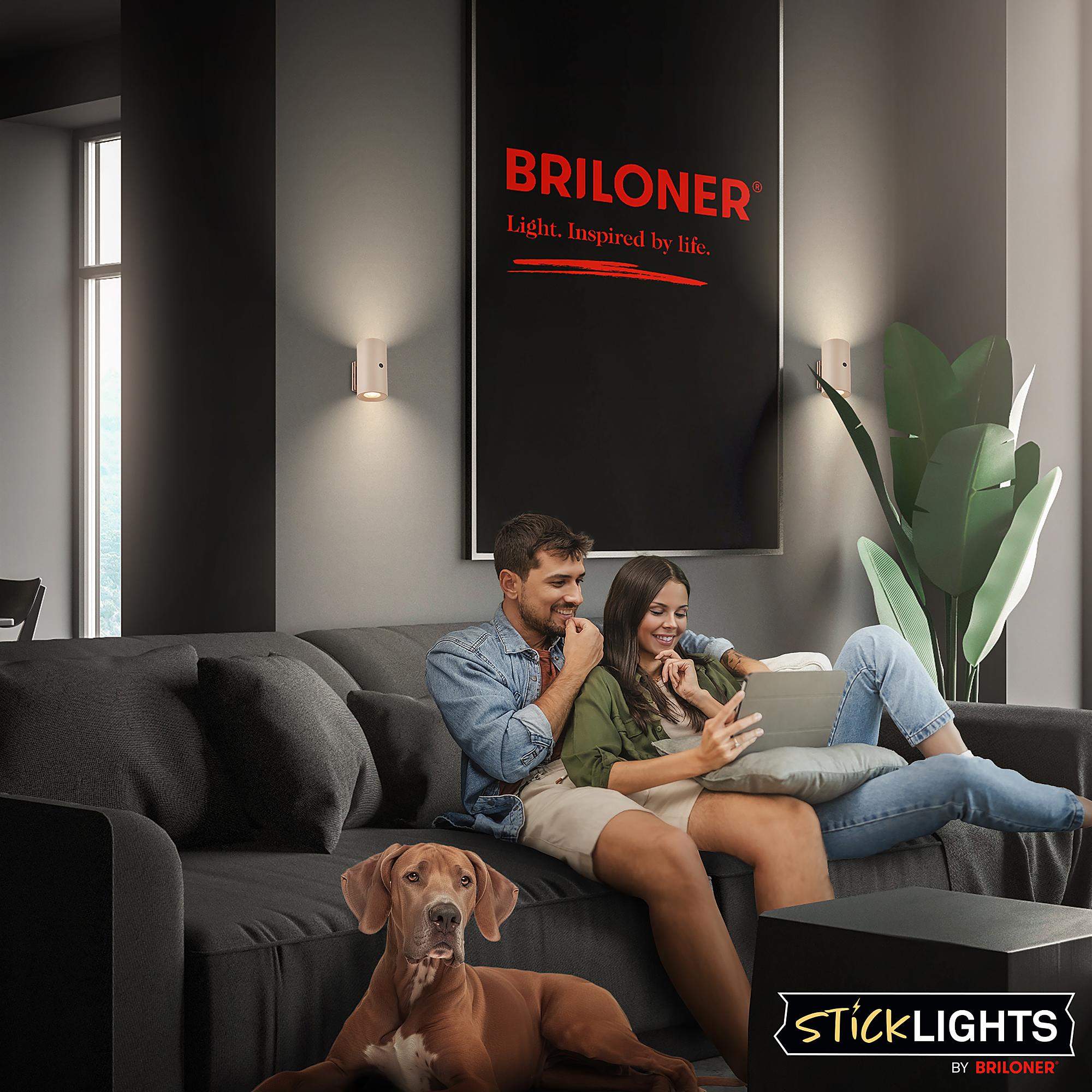 Misy LED-Wandleuchte Polypropylen Beige 2