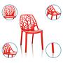ARTIFO TRI Garden Chair Indoor and Outdoor Stackable Red 1