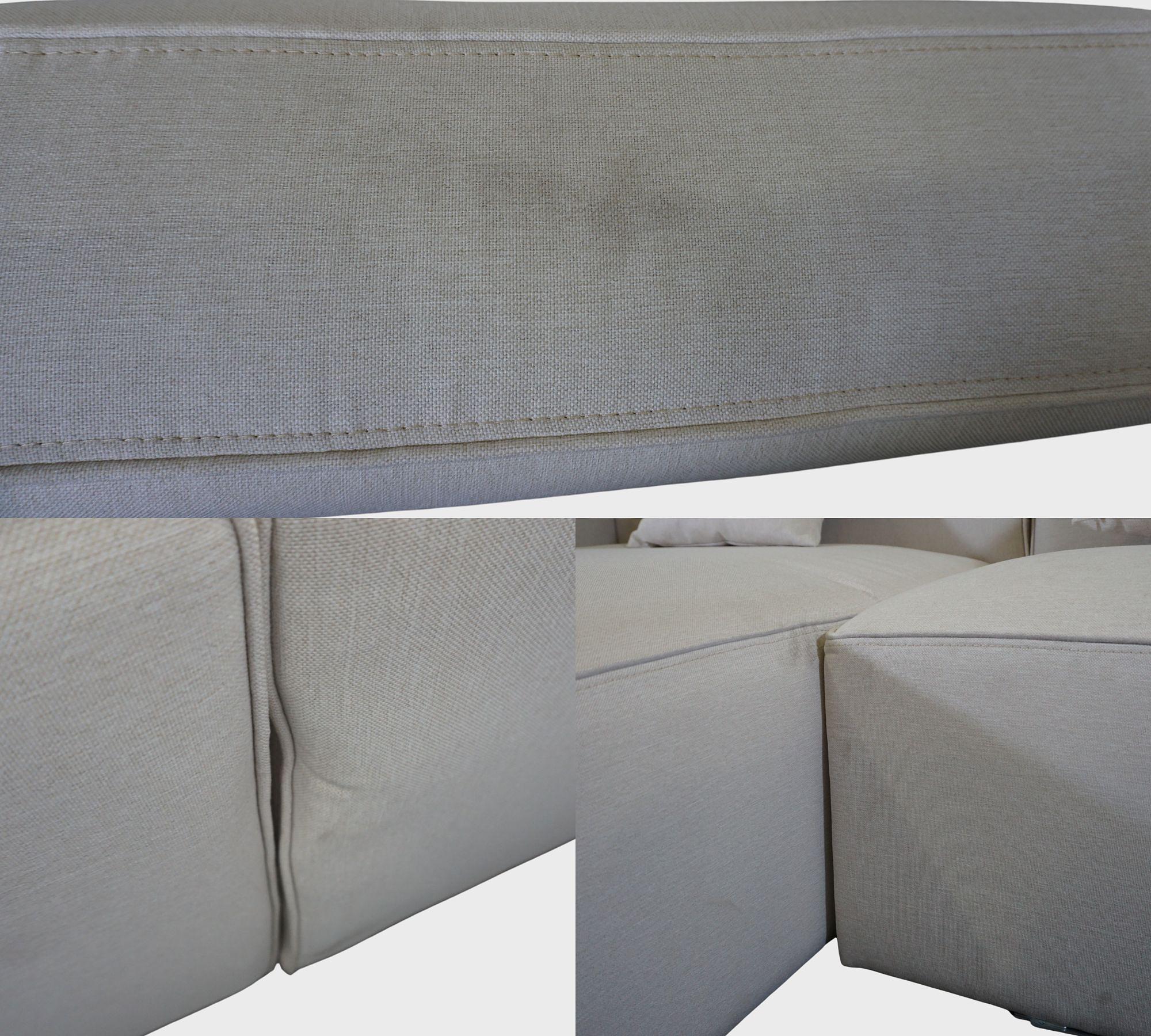 Mora Ecksofa Links Ecru 7