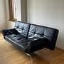 Smala Sofa Leder Schwarz 2