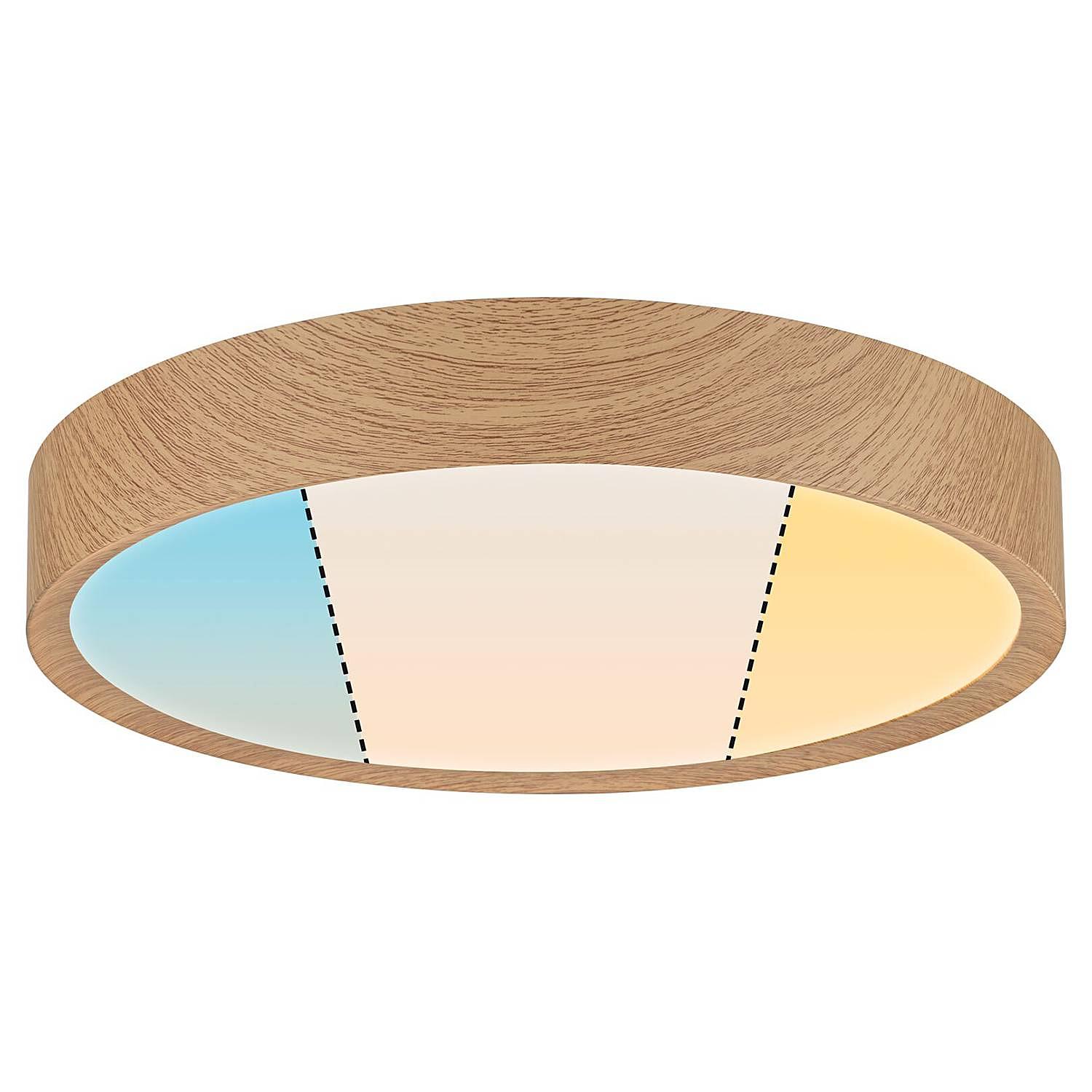 1-Flammig Tega Deckenleuchte Acrylglas Hellbraun 0