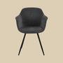 Minimalist armchair Gray 1