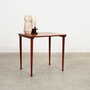 Tavolino vintage in teak marrone anni '70 3