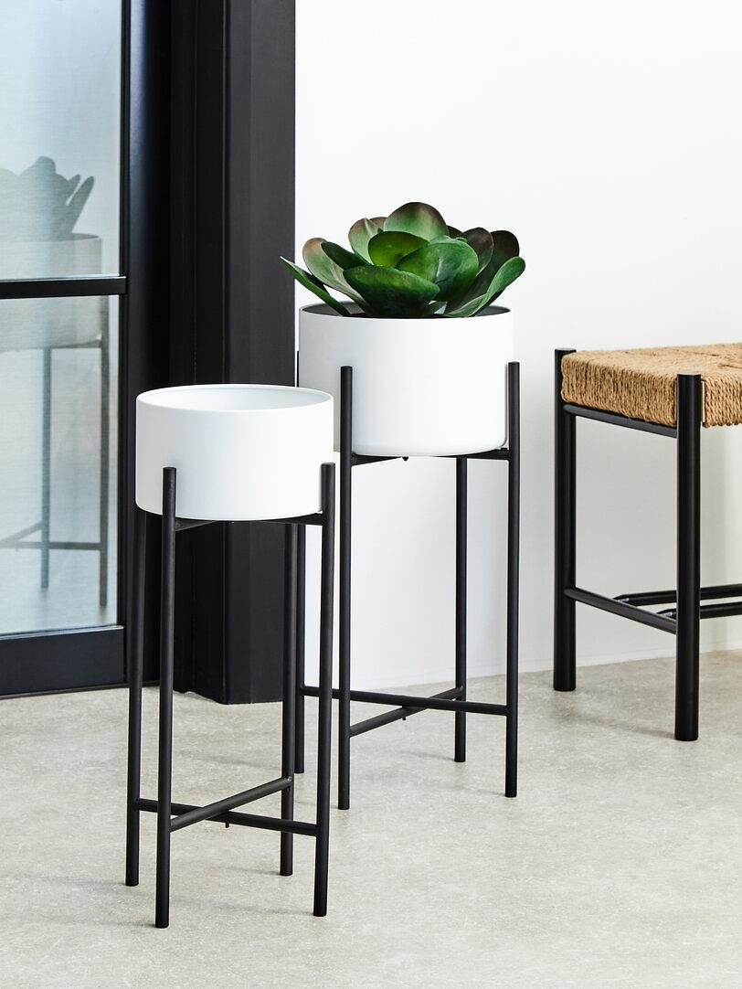 Trosa Groß Standblumenkübel Grau
 0